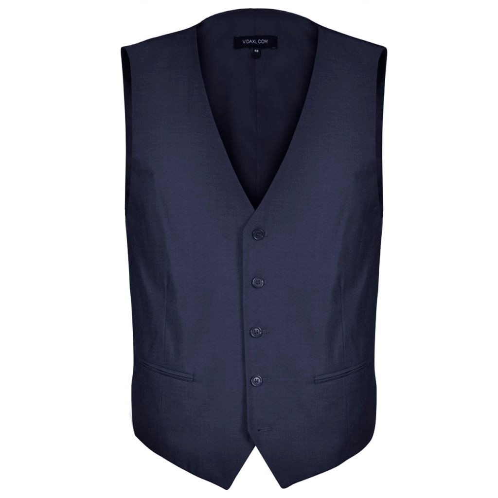 Three Piece Men’s Business Suit Size 52 Navy Blue